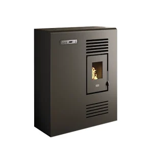 Kominek na pellet Eva Calor Tina 4kW z nadmuchem czarny