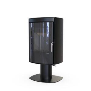 Kominek na drewno Defro Home Ceres Top 6,6 kW — czarny