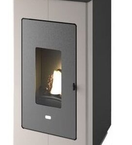 Piec na pellet z płaszczem wodnym Eva Calor Luisa Hydro 11 kW — biały