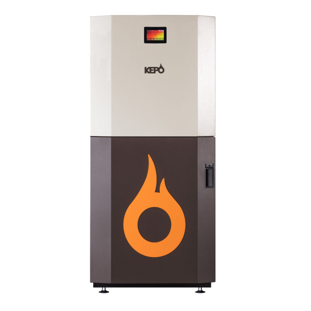 Kocioł na pellet Kepo AC - automatyczne czyszczenie 15/20/25KW