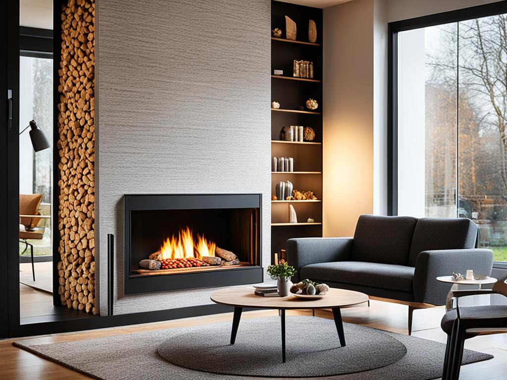 kominki na pellet z nadmuchem