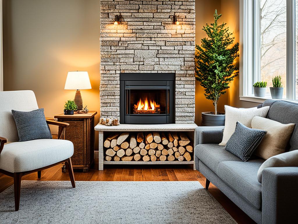 małe kominki na pellet