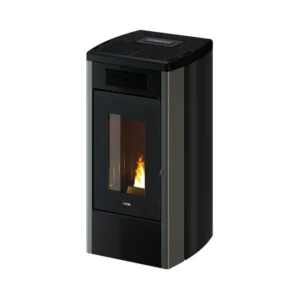Kominek na pellet Atena Plus 12,0 kW – Cadel — szara blacha