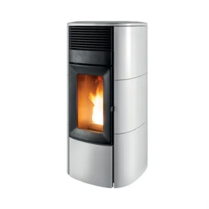Piecyk na pellet Club 10,0 kW – MCZ — biały kafel