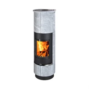 Kominek na drewno Thorma Delia Standard 7,5 kW — serpentino kamień