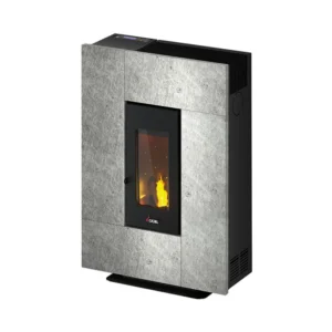 Kominek na pellet Grace 7,0 kW – Cadel — serpentino kamień