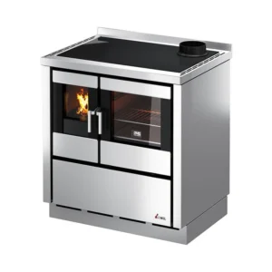 Kuchnia na drewno Kook 80 – Cadel — inox blacha