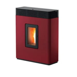 Piecyk na pellet Philo C. Air 14,0 kW – MCZ — bordowa blacha