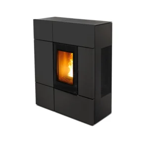 Piecyk na pellet Stream C. Air 12,0 kW – MCZ — czarna blacha