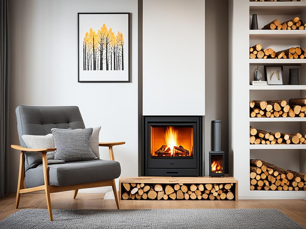 kominek na pellet i drewno cena