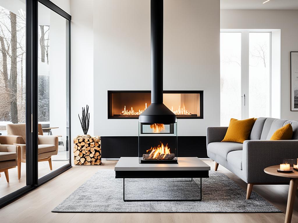 kominki z płaszczem wodnym na pellet i drewno